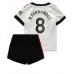 Cheap Manchester United Bruno Fernandes #8 Away Football Kit Children 2022-23 Short Sleeve (+ pants)